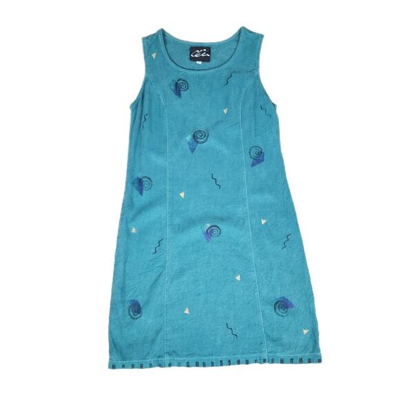 VINTAGE GEOMETRIC PRINT DRESS - Picture 1 of 6